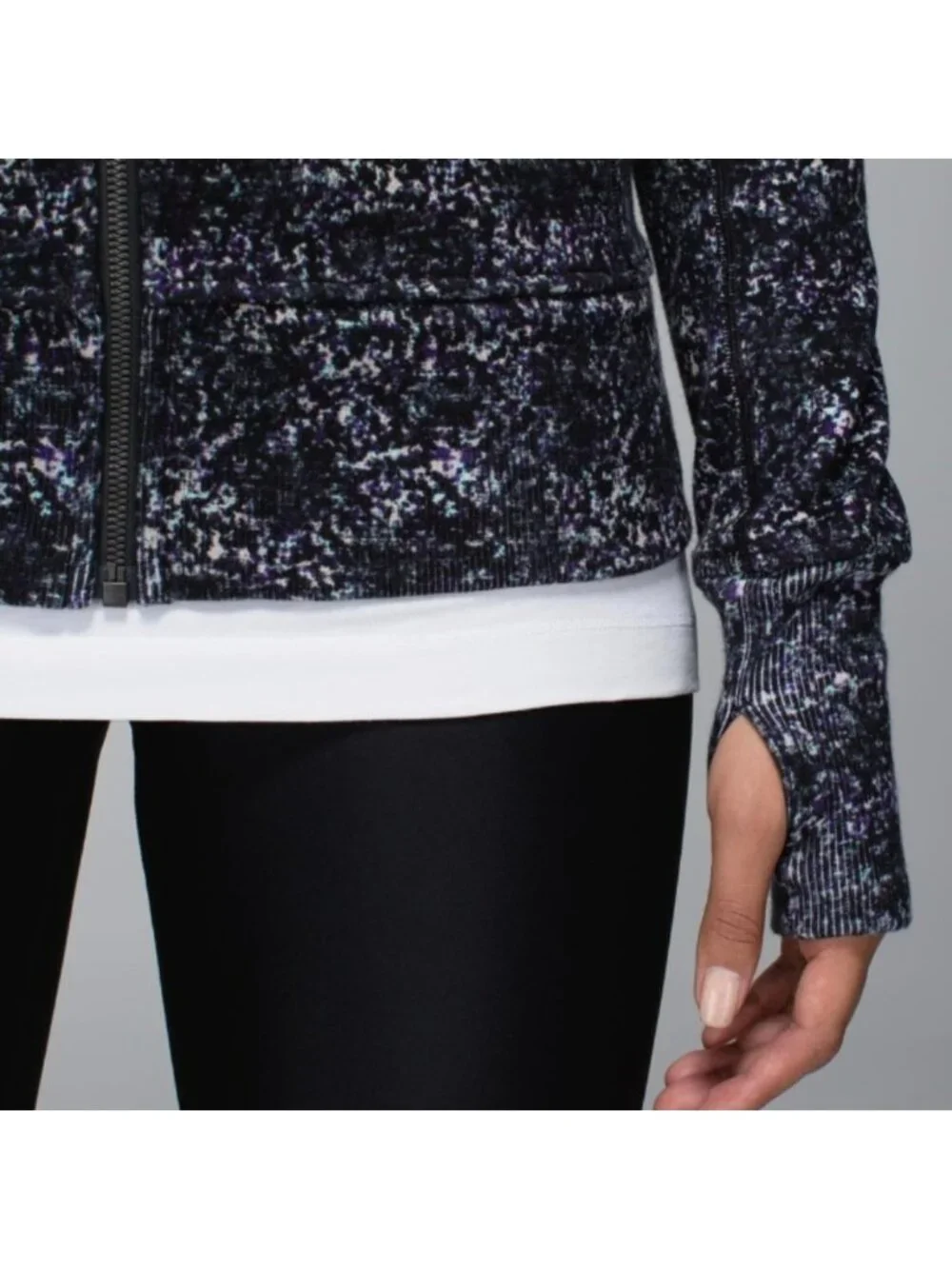 Lululemon Scuba Hoodie II Rocky Road Sand Dune Toothpaste / Storm Grey / Black